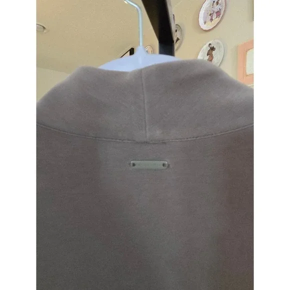 Victoria's Secret Quarter Zip Sweatshirt Pullover Green XS - Picture 5 of 6